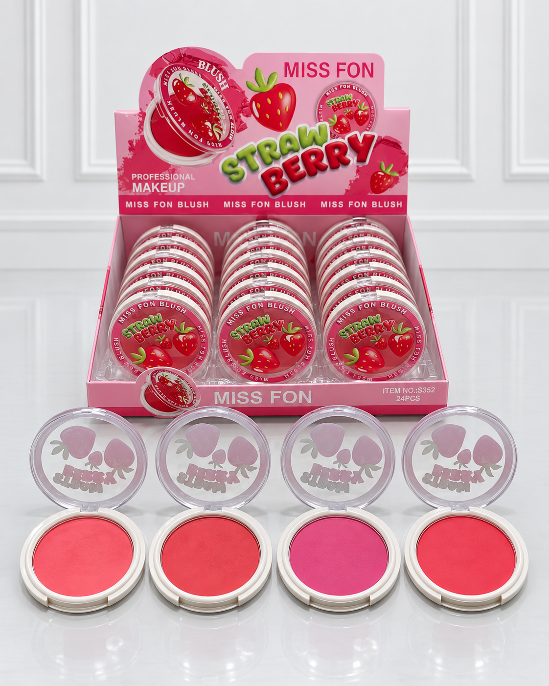 RUBOR COMPACTO STRAWBERRY MISS FON S352