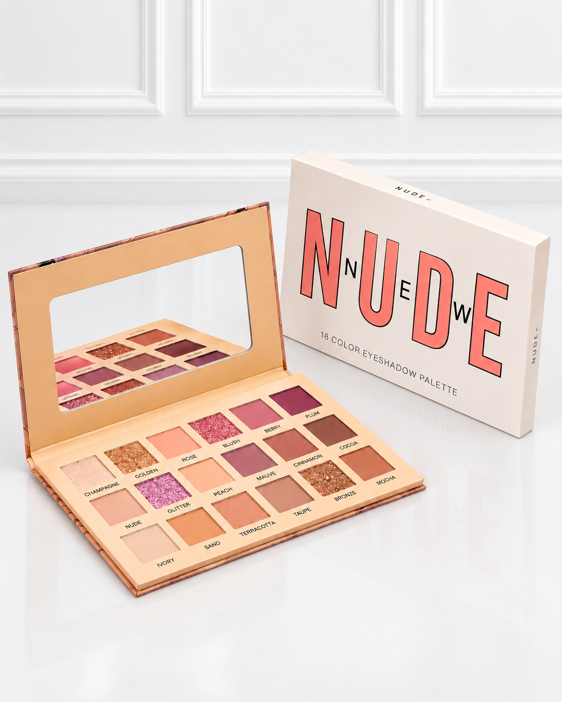 PALETA DE SOMBRAS X18 TONOS NEW NUDE BEAUTY FOREVER CD543