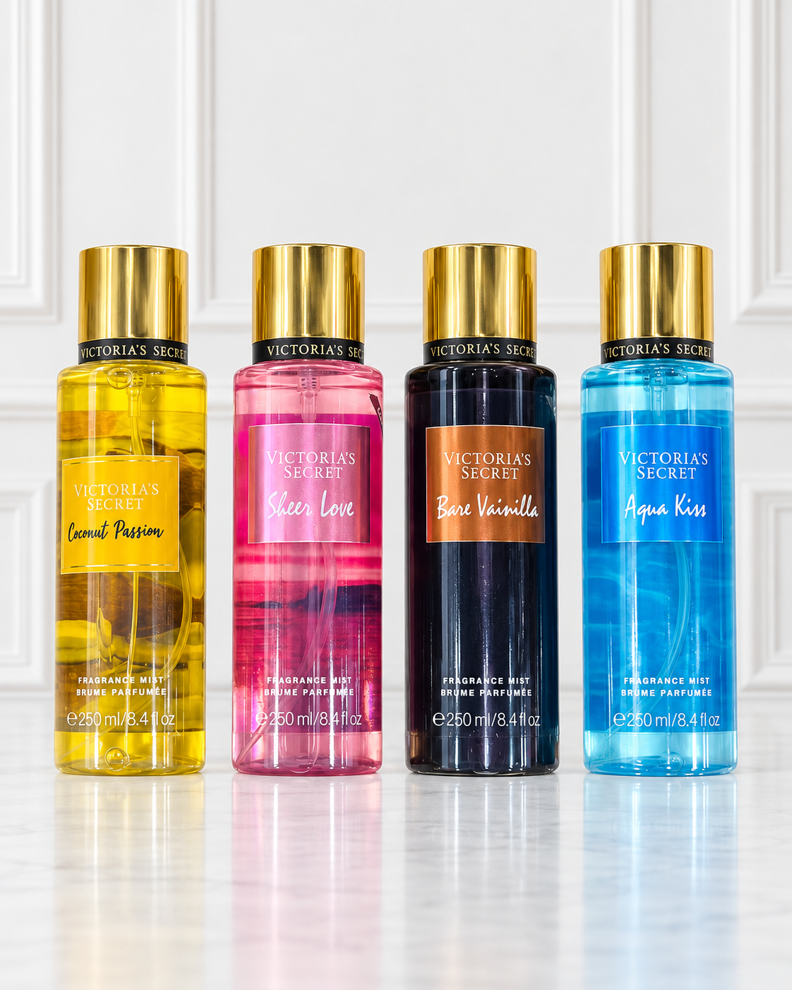 PERFUME TAPA DORADA VICTORIA´S SECRET 250ML