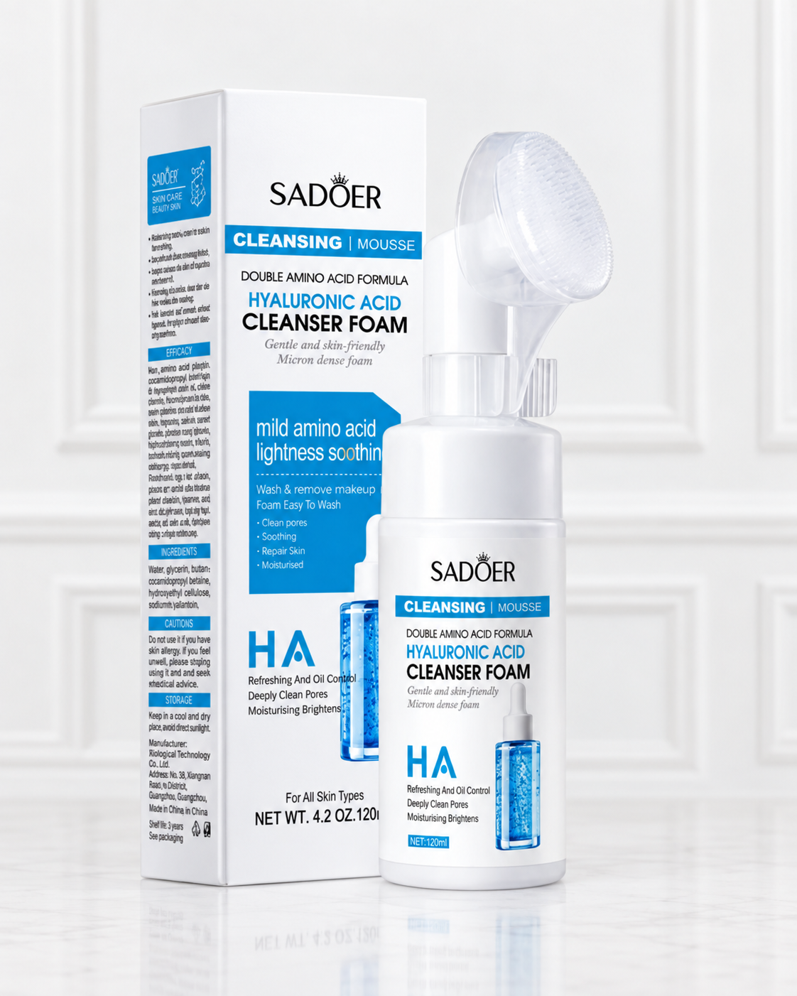 ESPUMA FACIAL ACIDO HIALURONICO SADOER SD08039