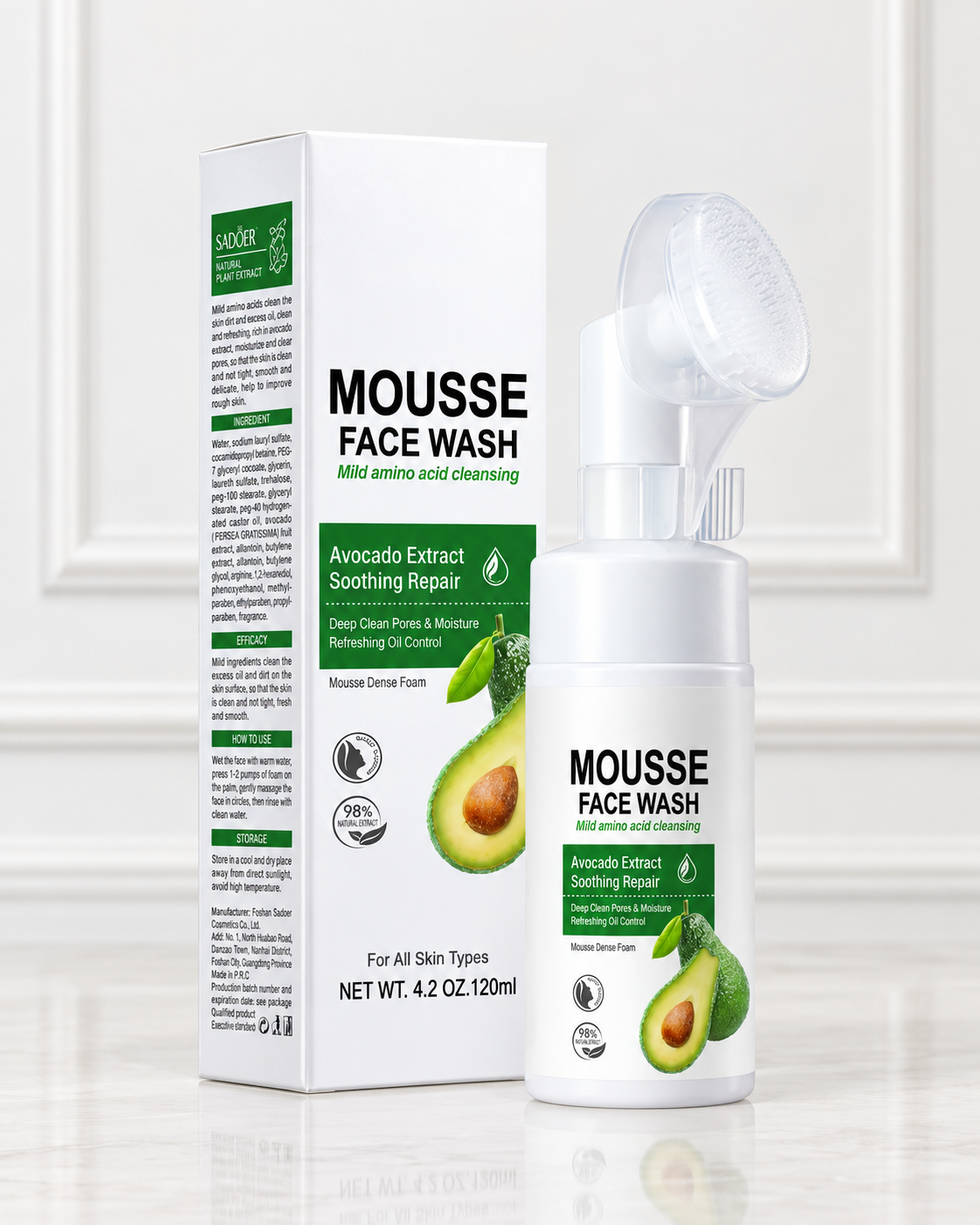 ESPUMA FACIAL AGUACATE SADOER SD05274
