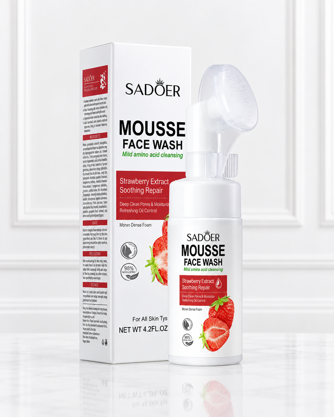 ESPUMA FACIAL STRAWBERRY SADOER SD5298