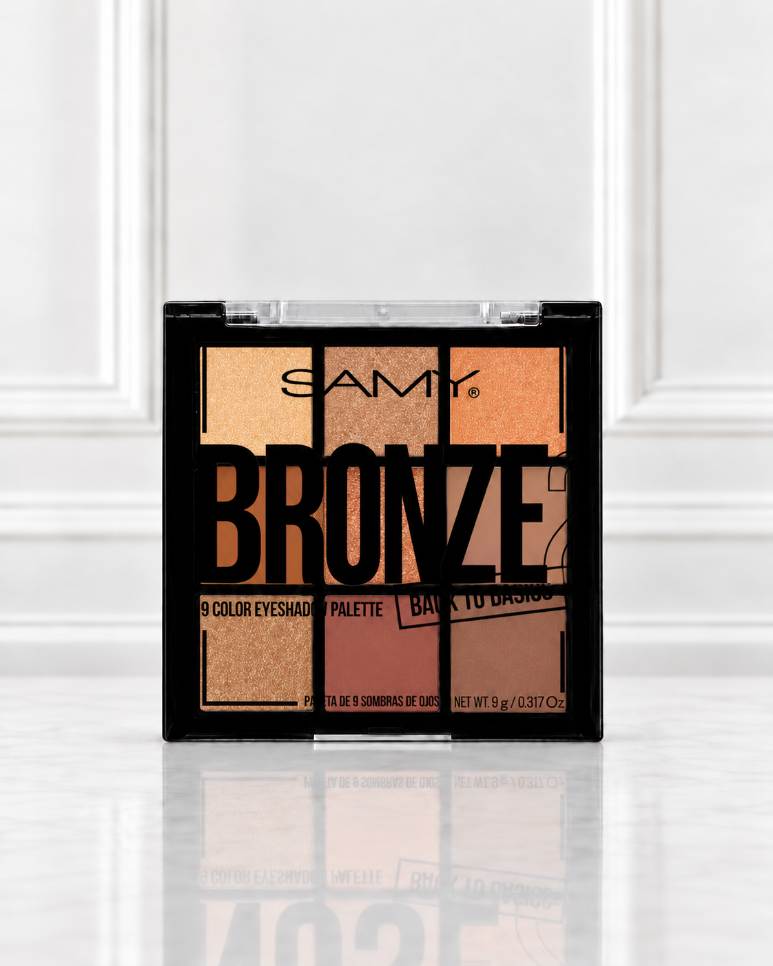 PALETA DE SOMBRAS X9 TONOS BRONZE