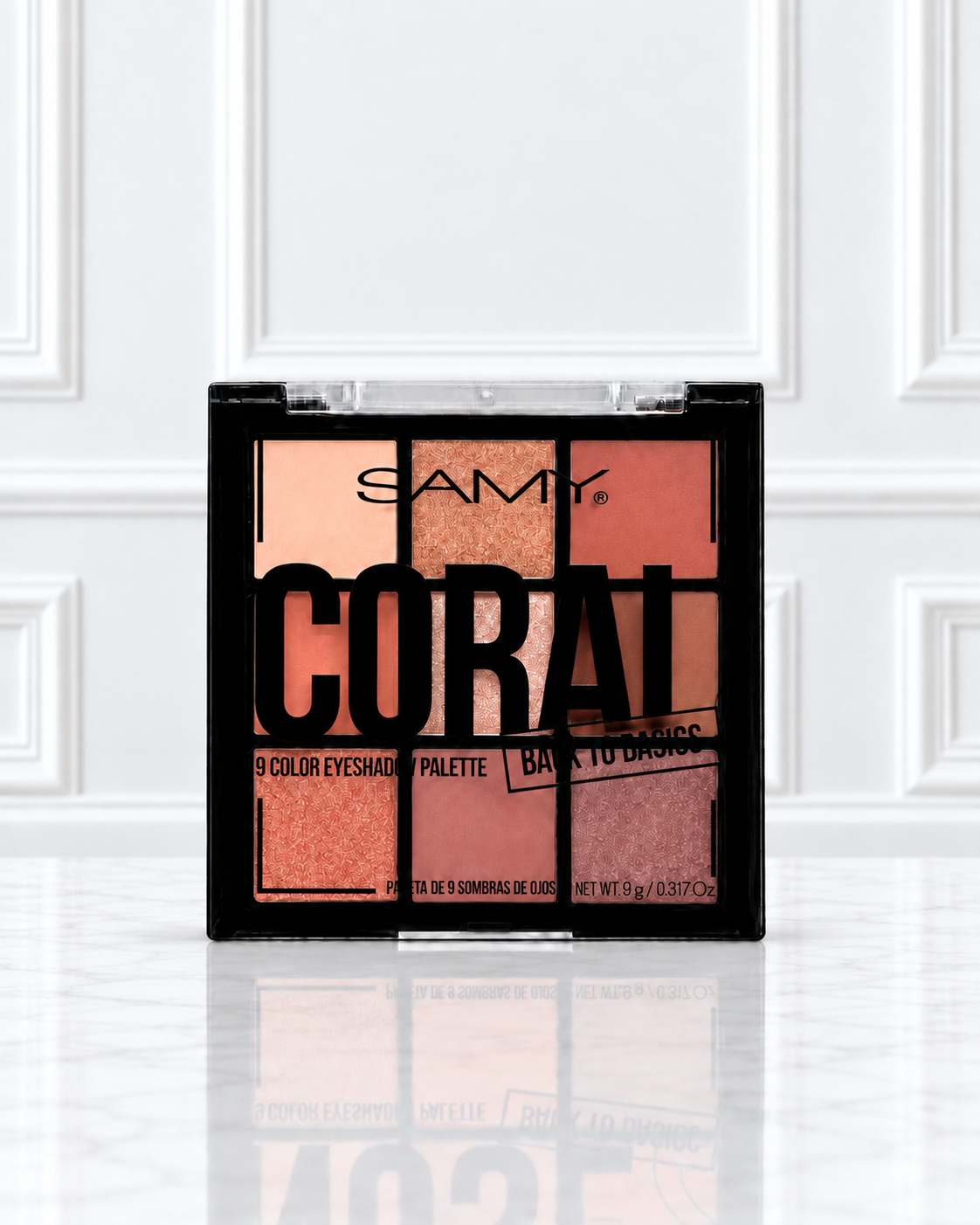PALETA DE SOMBRAS X9 TONOS CORAL