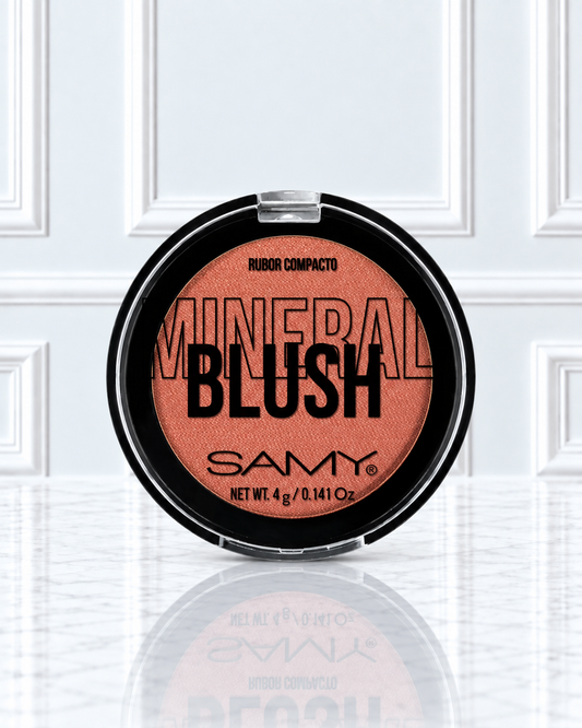 RUBOR COMPACTO MINERAL TONO 04 SALMON SAMY