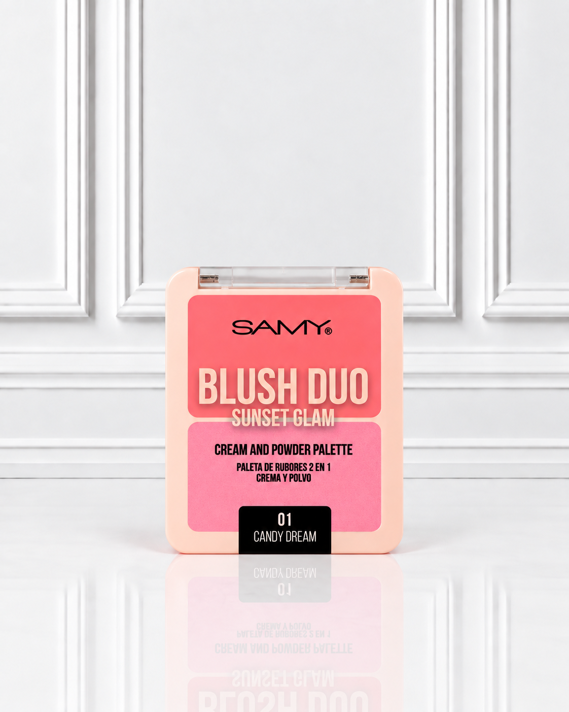 RUBOR DUO SUNSET GLAM TONO 01 CANDY DREAM SAMY