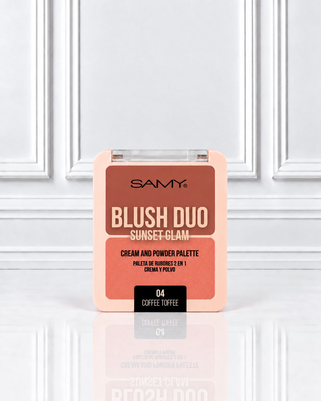RUBOR DUO SUNSET GLAM TONO 04 COFFEE TOFFEE SAMY