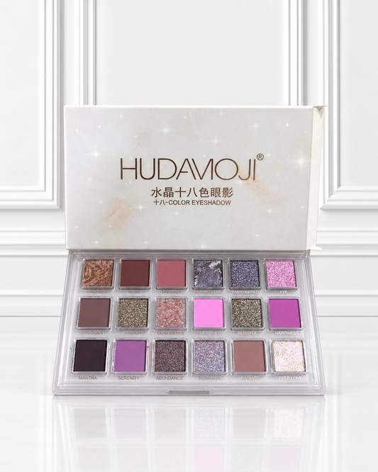 PALETA DE SOMBRAS X18 TONOS HUDAMOJI ES-18H