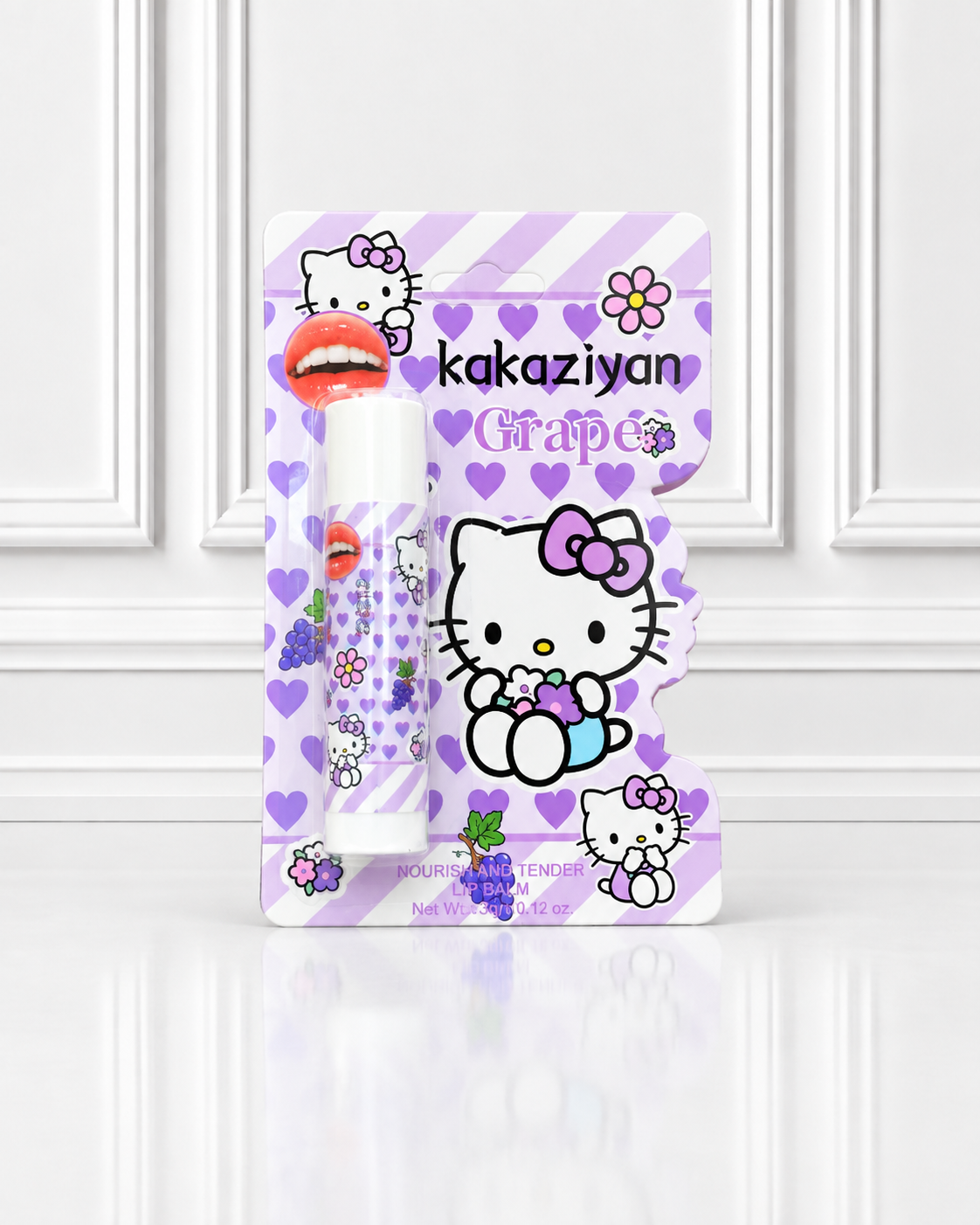 BÁLSAMO LABIAL UVA HELLO KITTY K049-35