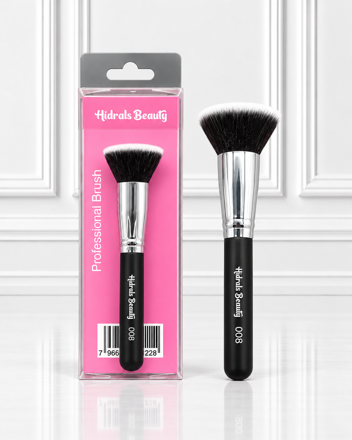 BROCHA CUADRADA PARA BASE HIDRALS BEAUTY  ABA-008