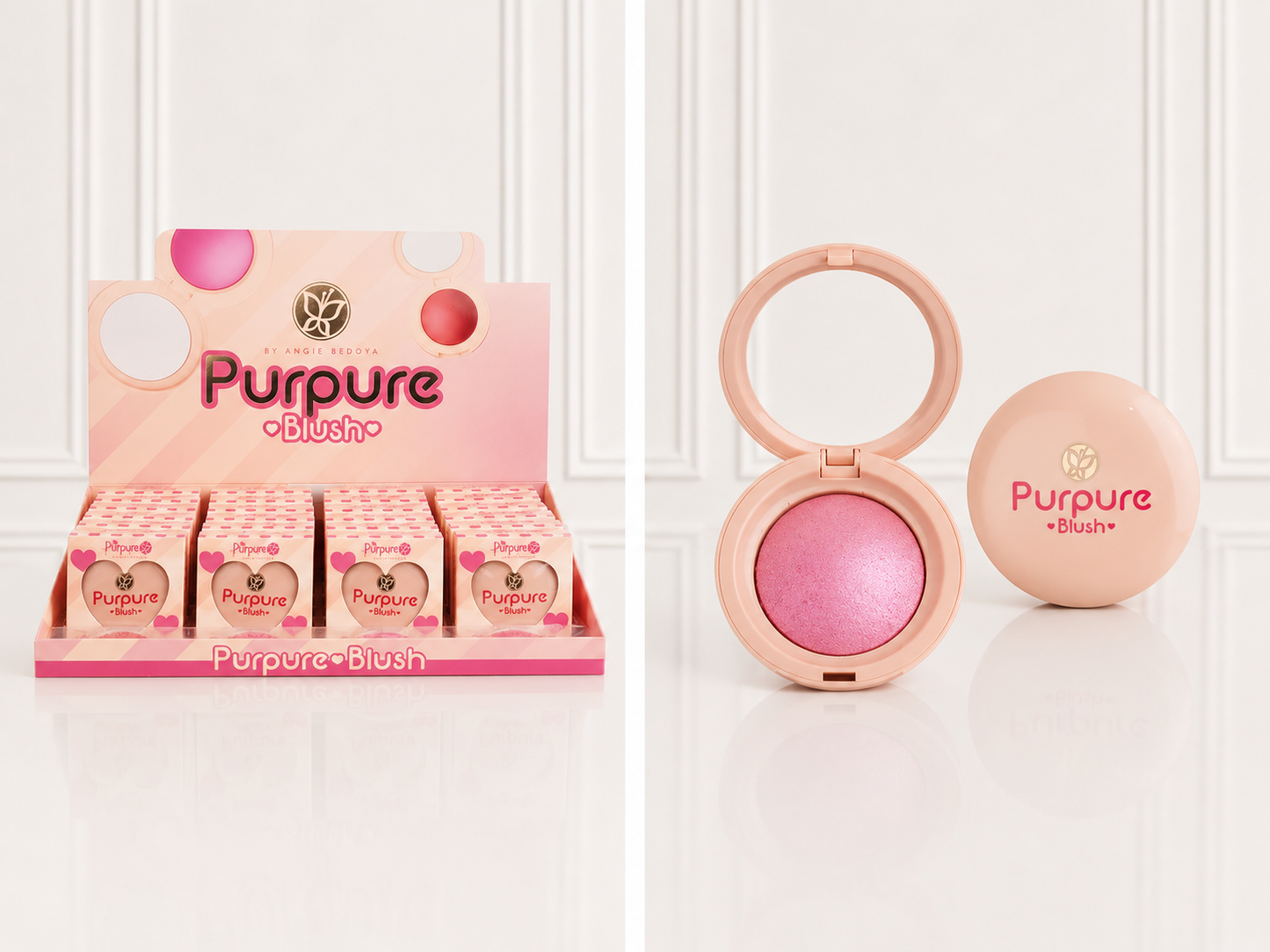 RUBOR COMPACTO CORAZONCITO PURPURE ABM25-H
