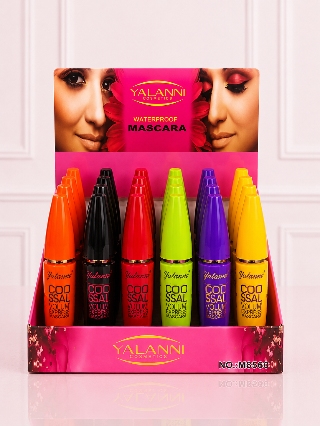 PESTAÑINA COLOSSAL COLORES SURTIDOS YALANNI M8566-2