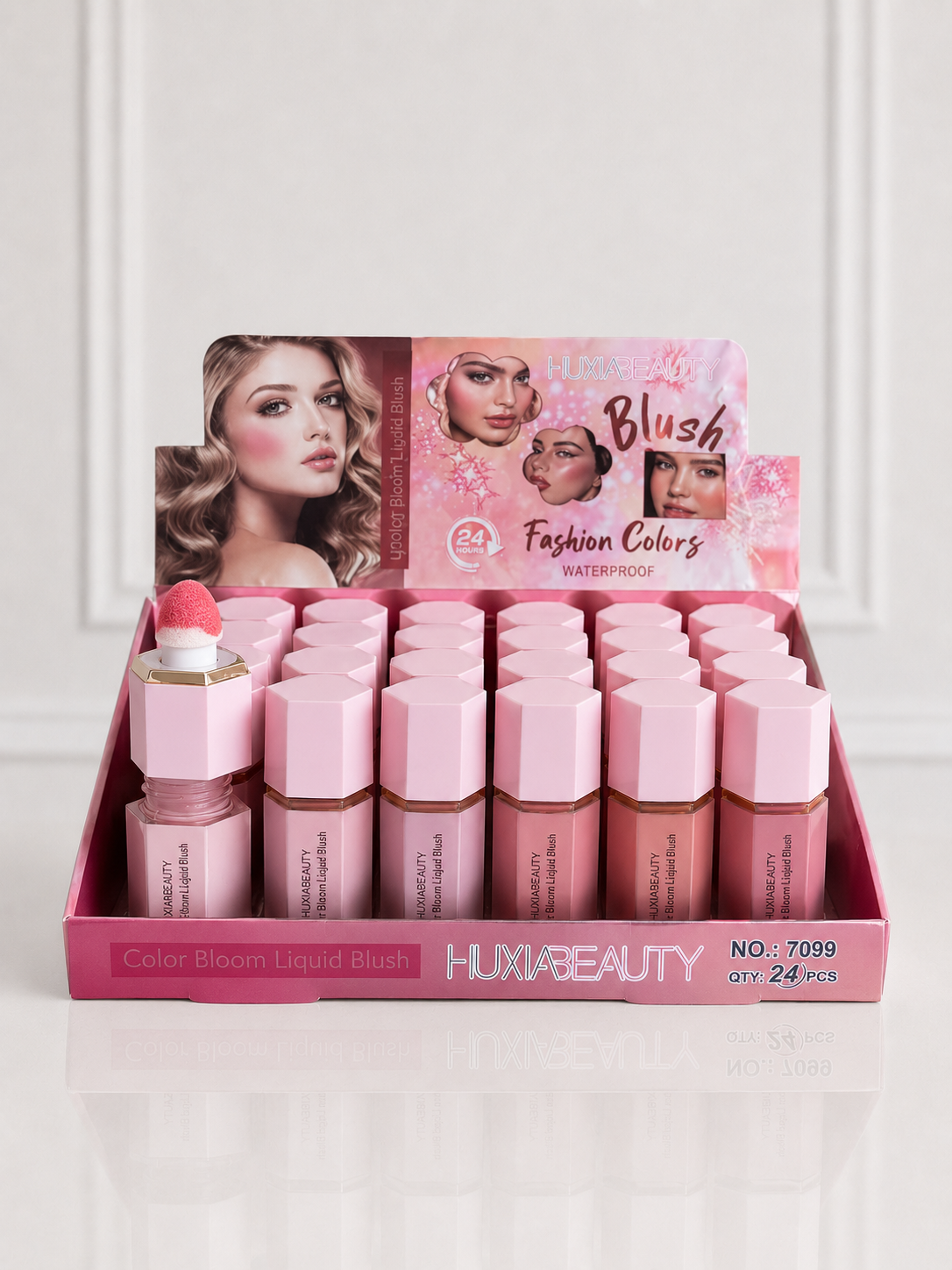 RUBOR LIQUIDO FASHION COLORS HUXIABEAUTY 7099