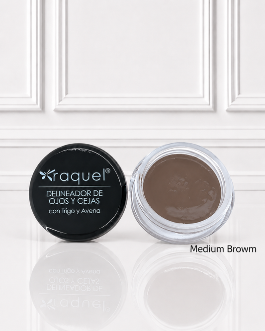 DELINEADOR DE OJOS Y CEJAS TONO MEDIUM BROWN RAQUEL PC0203