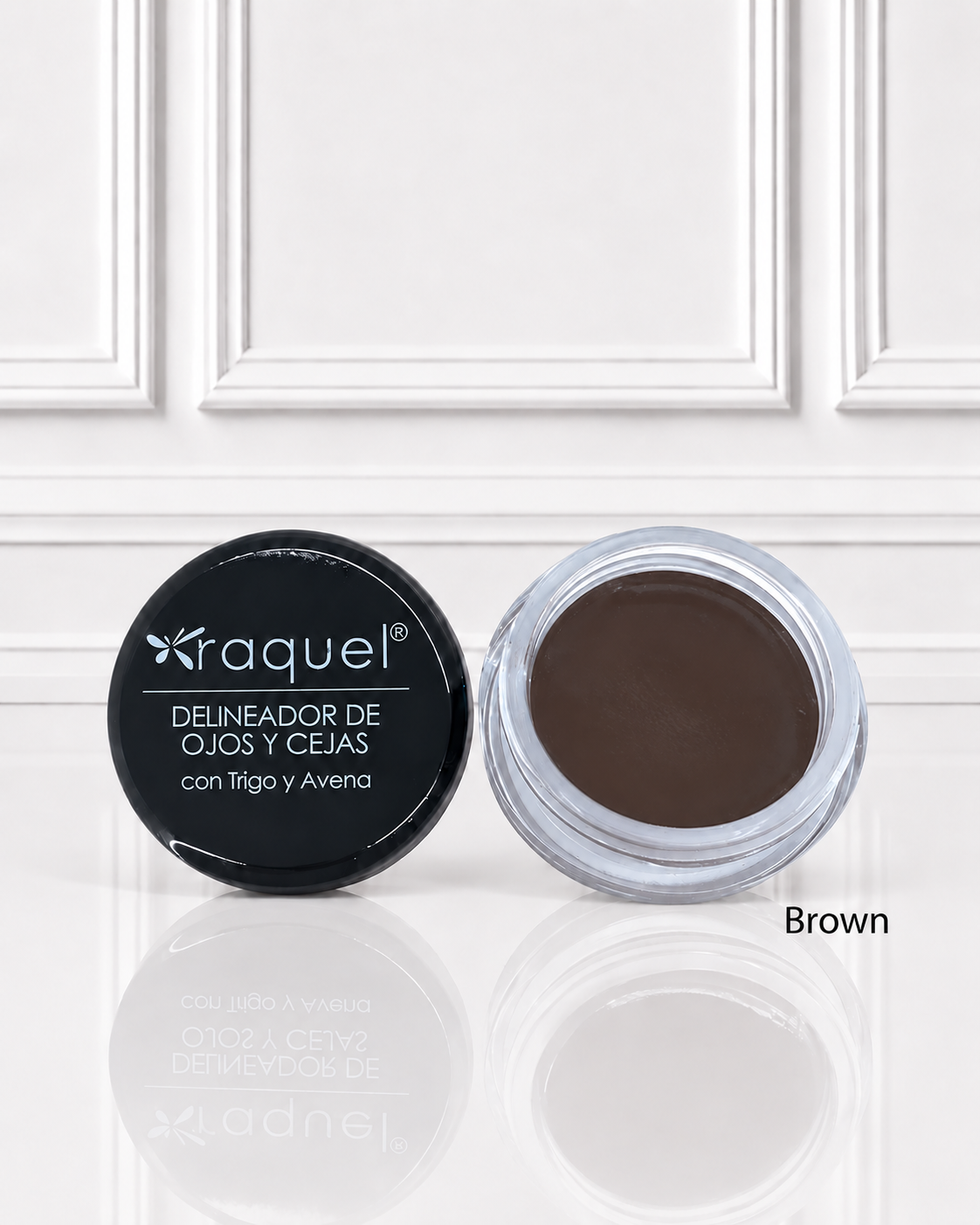 DELINEADOR DE OJOS Y CEJAS TONO BROWN RAQUEL PC0210