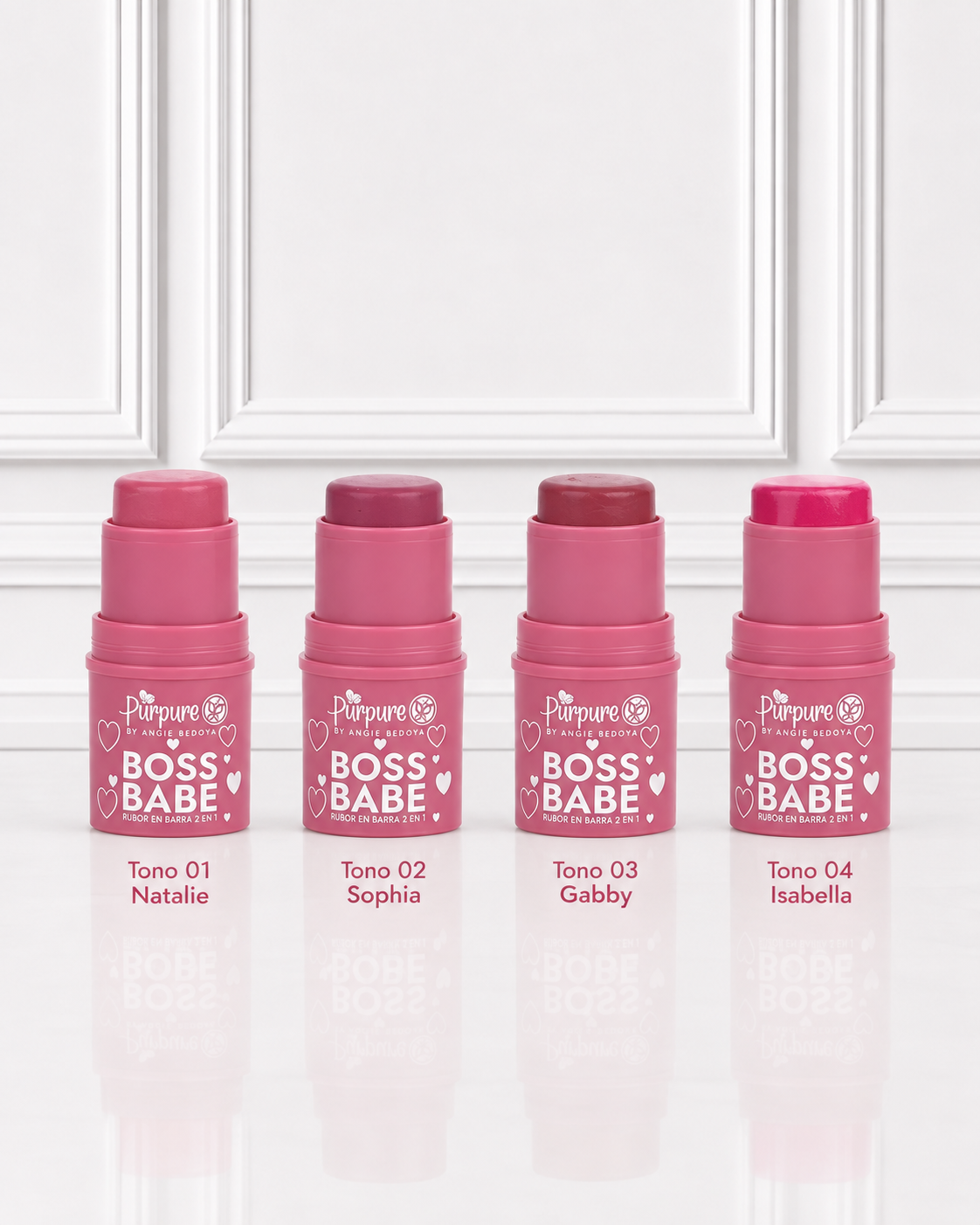 RUBOR EN BARRA 2 EN 1 BOSS BABE PURPURE