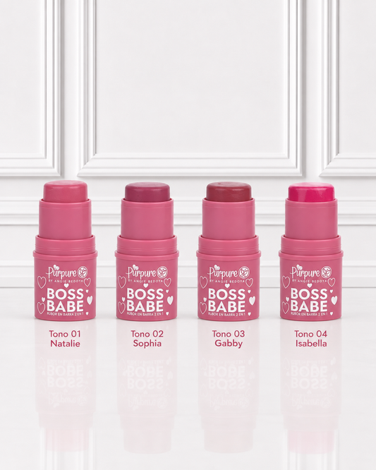 RUBOR EN BARRA 2 EN 1 BOSS BABE PURPURE