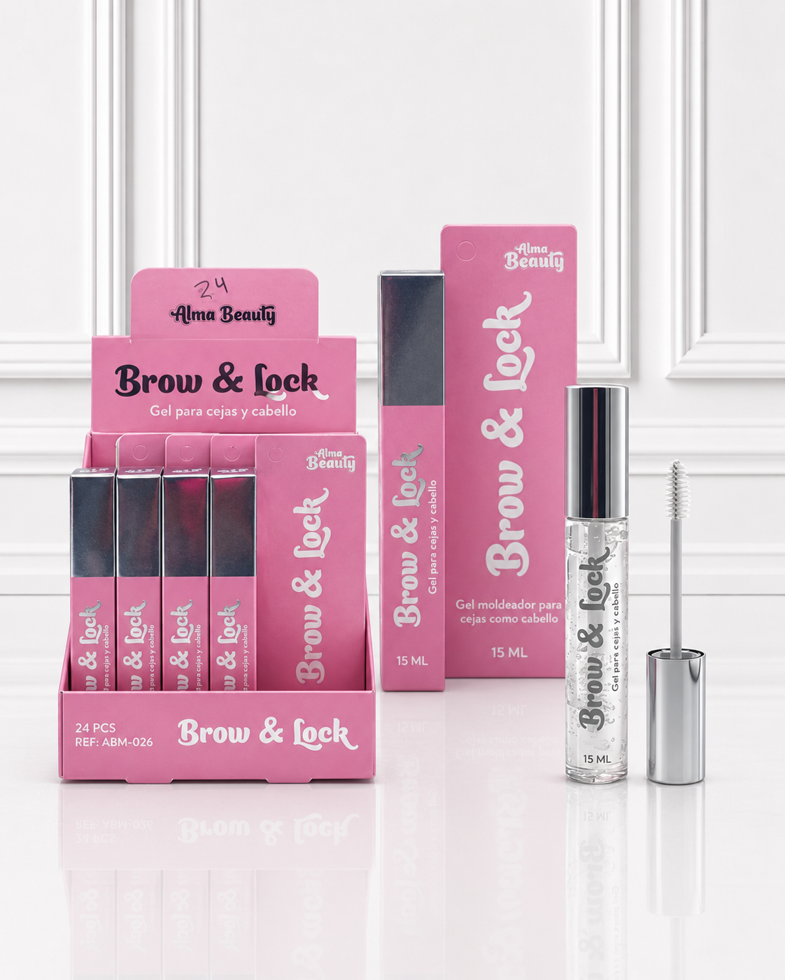 GEL PARA CEJAS Y CABELLO ALMA BEAUTY ABM-026