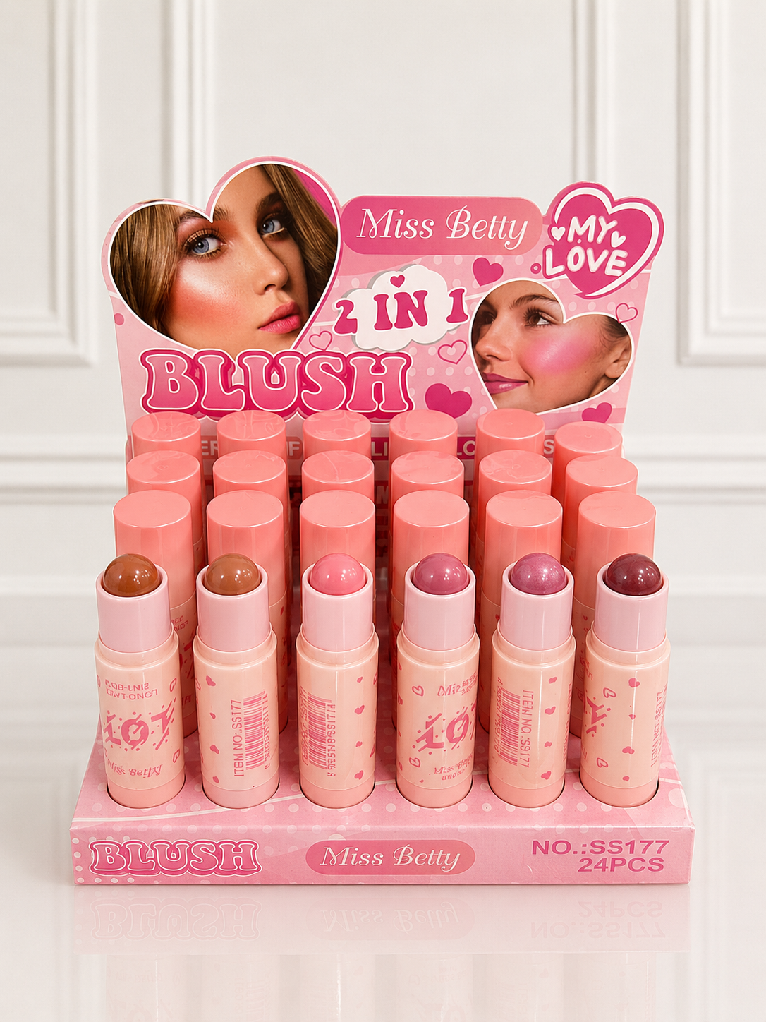 RUBOR 2 EN 1 MISS BETTY S5177