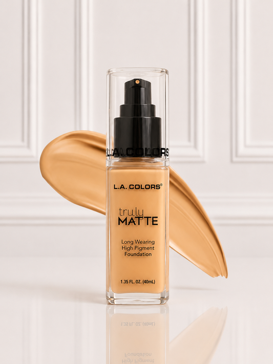 BASE LIQUIDA TRULY MATTE L.A COLORS NUDE TONO 353 CLM353