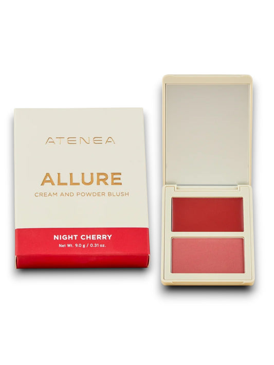 RUBOR EN CREMA Y COMPACTO ATENEA NIGHT CHERRY