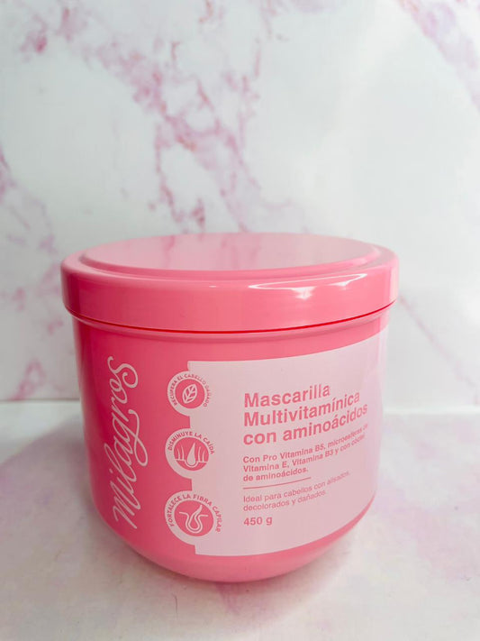 MASCARILLA MULTIVITAMINICA CON AMINOACIDOS MILAGROS X45 GR