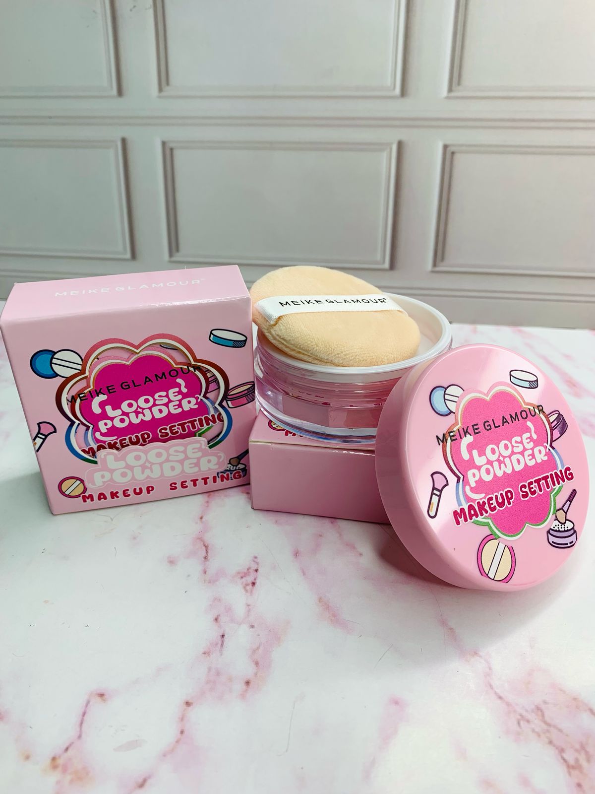 POLVO TRANSLUCIDO ROSADO LOOSE POWDER MK107