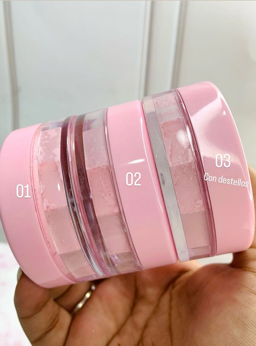 POLVO TRANSLUCIDO ROSADO LOOSE POWDER MK107