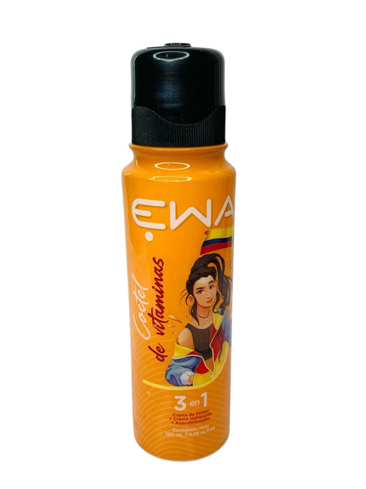 TRATAMIENTO EWA 3 EN 1 COCTEL DE VITAMINAS 120ML
