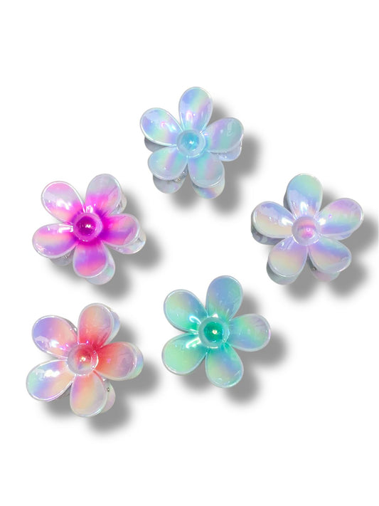 GANCHO FLOR COLORES BLANCO CAI-2987