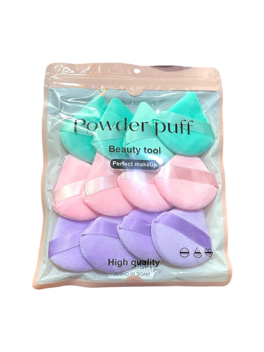 SET X12 POMO TRIANGULAR POWDER PUFF JFJ2504-247