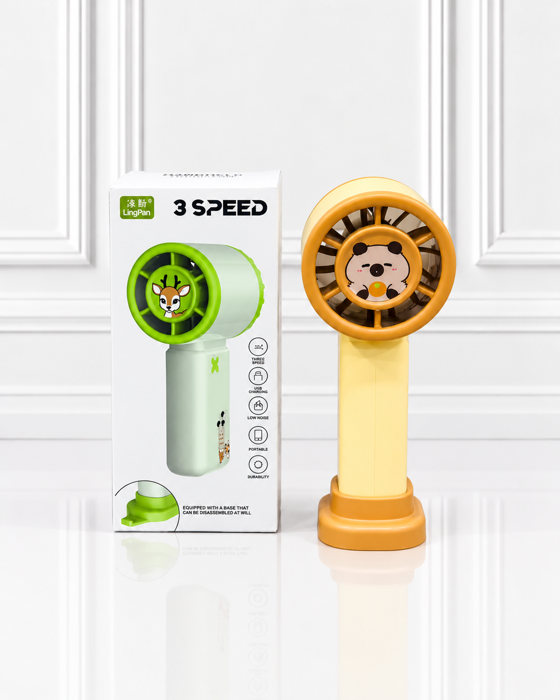 MINI VENTILADOR 3 SPEED LINGPAN LP606
