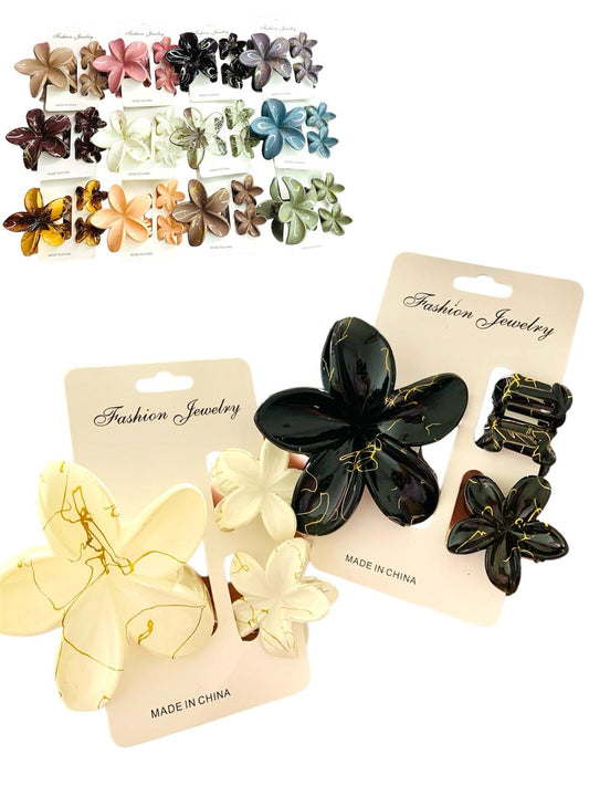 SET X3 GANCHO FLOR MARMOL CAI-3056