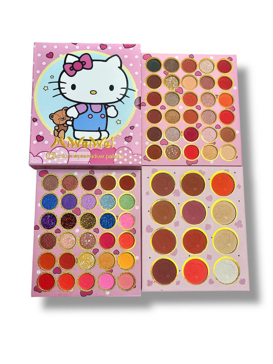 PALETA SOMBRAS LIBRO KITTY MWW-801