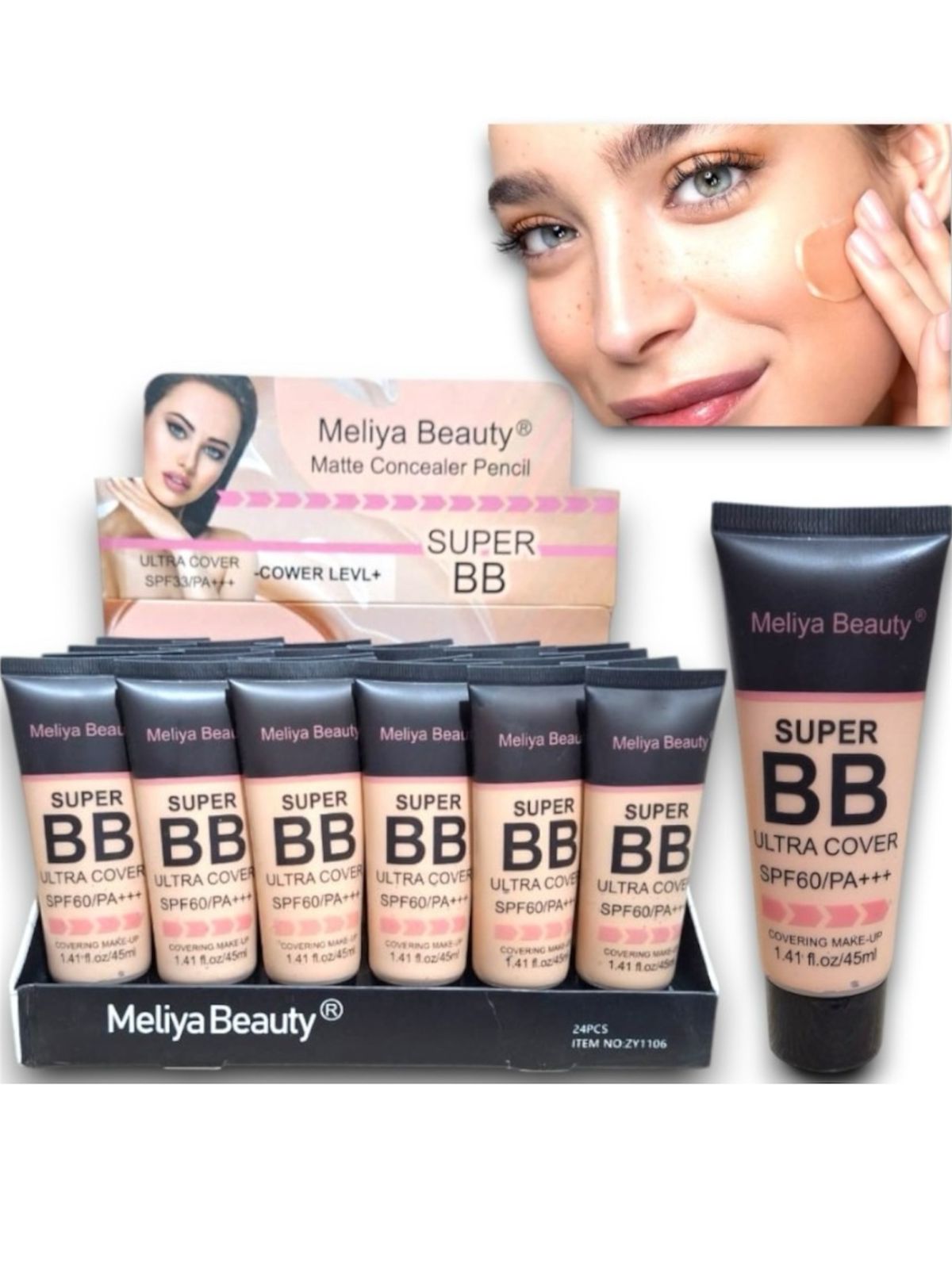 BASE LIQUIDA MELIYA BEAUTY ZY1106