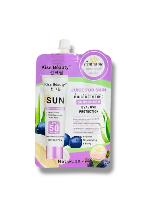 SACHET DE PROTECTOR SOLAR KISS BEAUTY 68870-03A