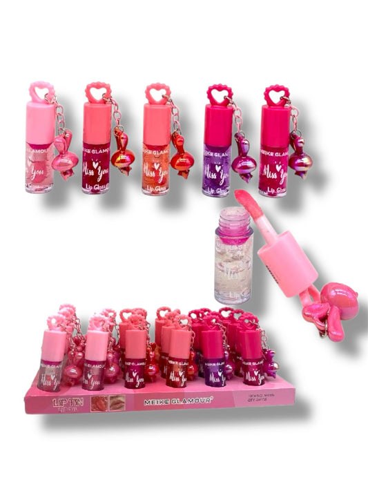 LIP GLOSS LLAVERO MEIKE GLAMOUR MK-154