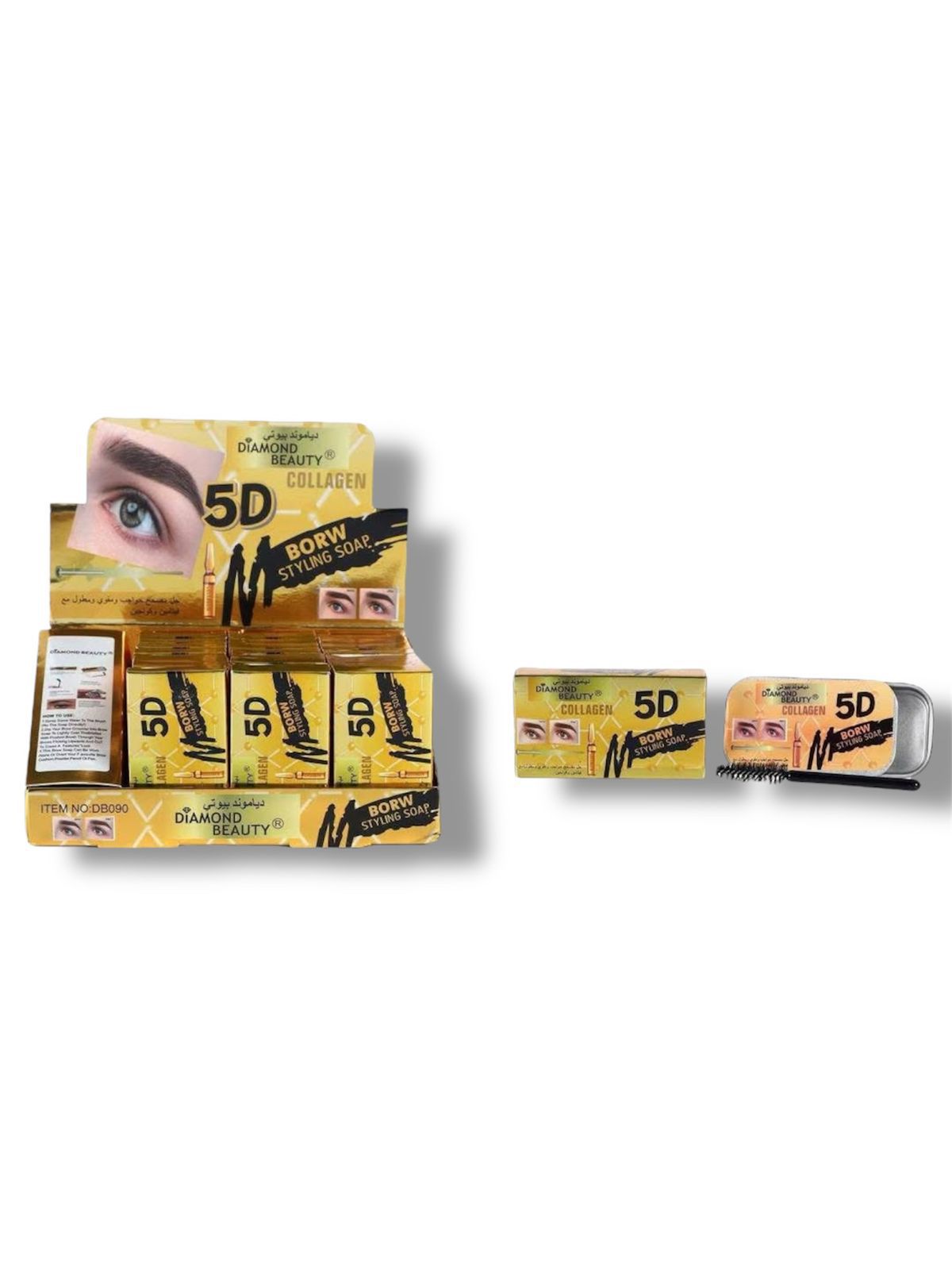JABON DE CEJAS 5D DIAMOND BEAUTY DB090