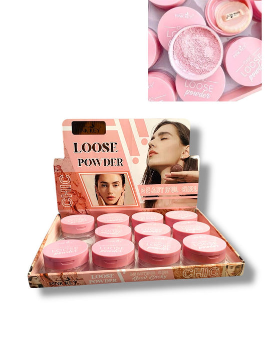 POLVO SUELTO TRASLUCIDO PINK KEY PK7834-B