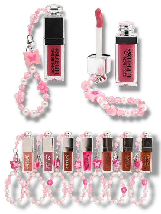 GLOSS CON COLOR ROMANTIC RAIN + LLAVERO M8138