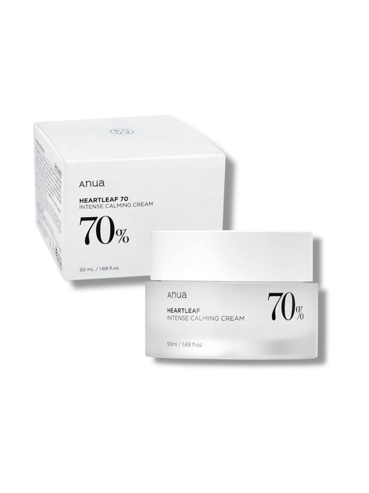 SKINCARE COREANO CREMA CALMANTE HEARTLEAF 70% ANUA INTENSE