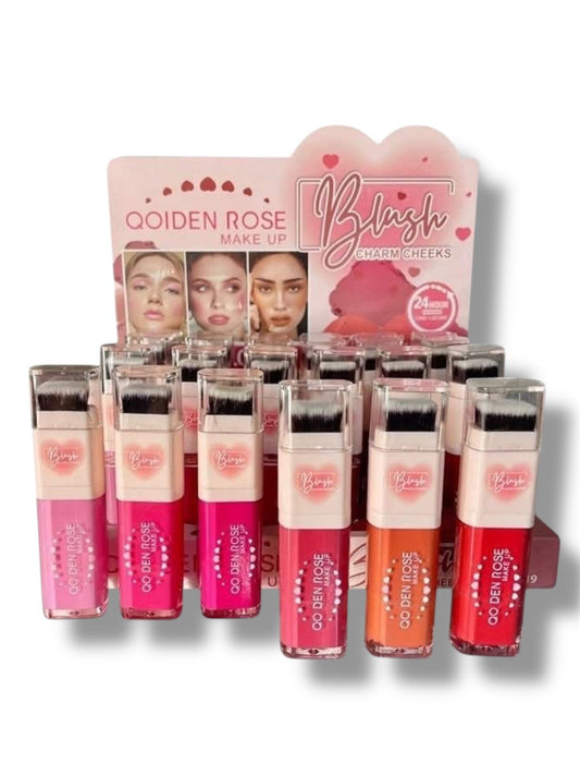 RUBOR + BROCHA QOIDEN ROSE 5019
