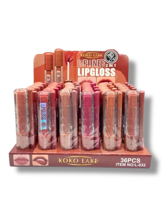 LIP GLOSS + DELINEADOR KOKO LAKE