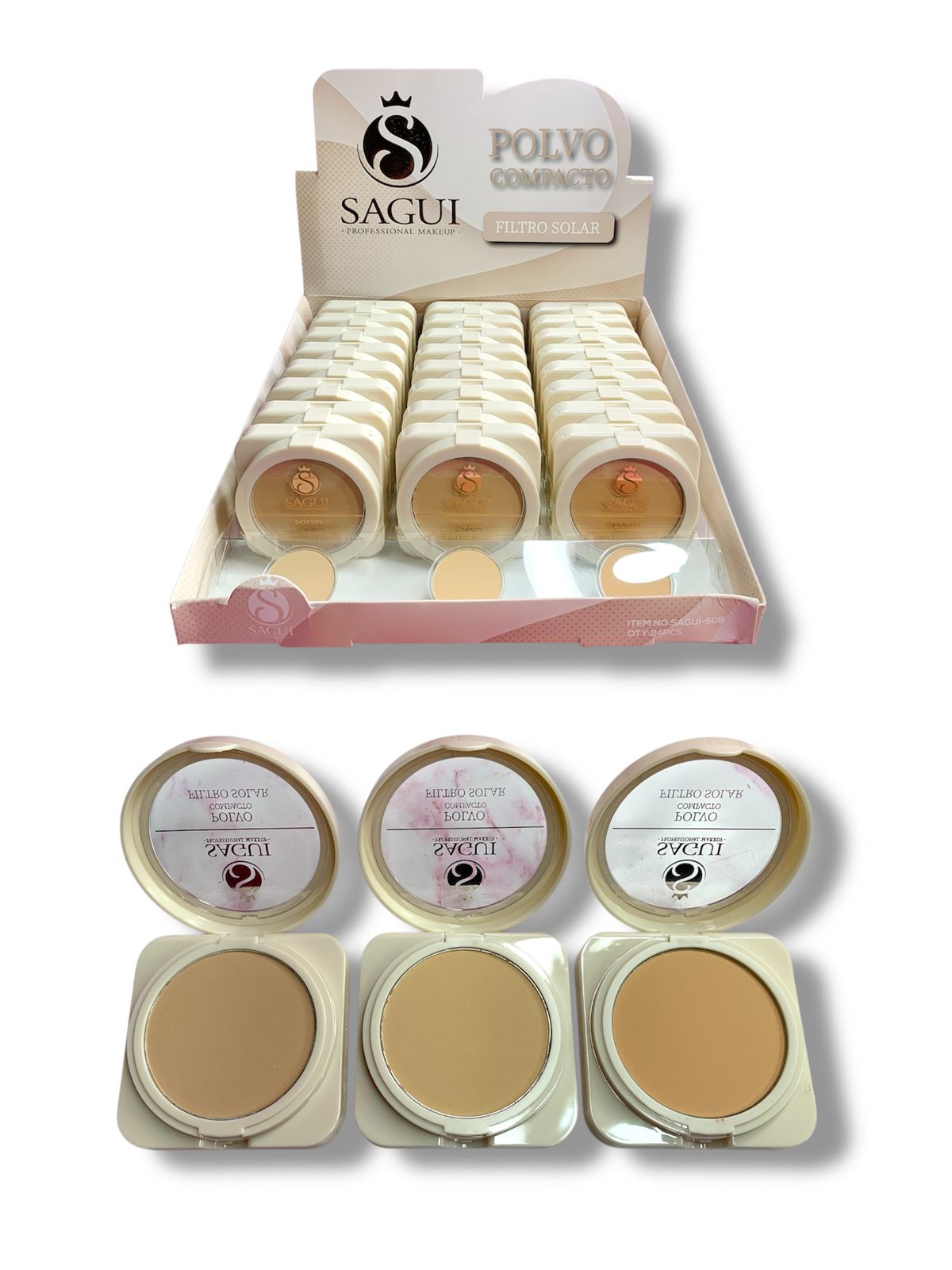 POLVO COMPACTO SAGUI SAG-508