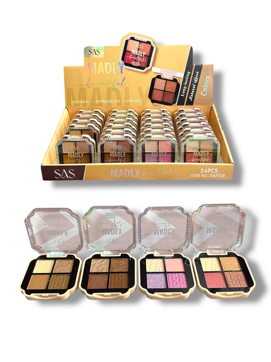 SOMBRA DE OJOS X4 MADLY SAS SAF039
