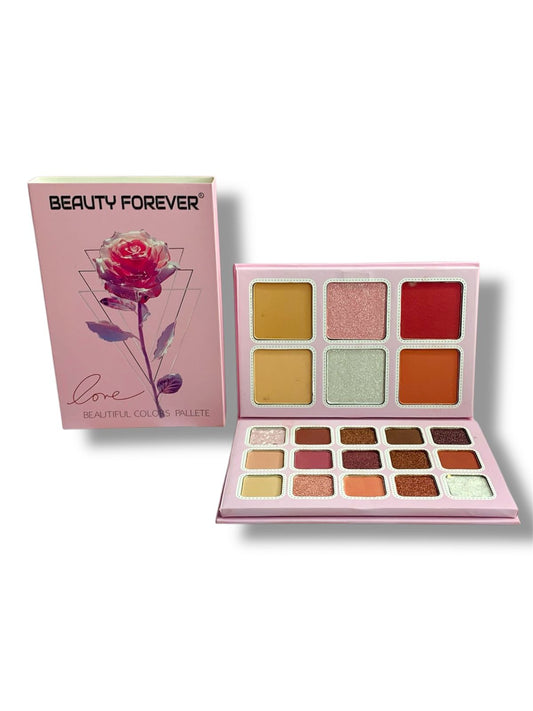 PALETA DE SOMBRAS BEAUTY FOREVER ROSA CD550