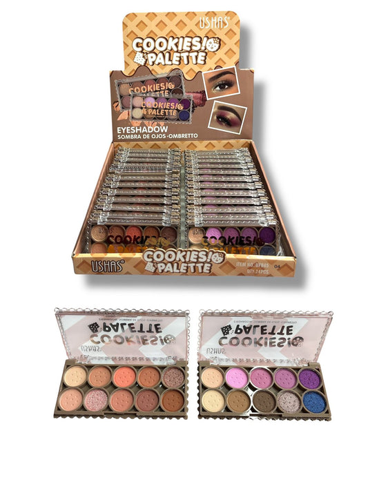 PALETA DE SOMBRAS COOKIES USHAS UF045 TONO 4