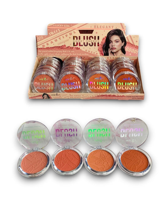 RUBOR COMPACTO LUCKY GIRL PINK KEY PK7762-A