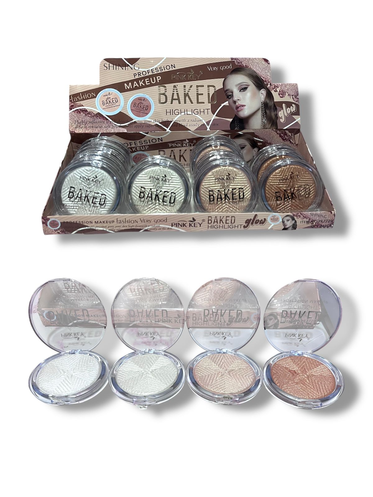 ILUMINADOR PINK KEY GLOW BAKED PK7725