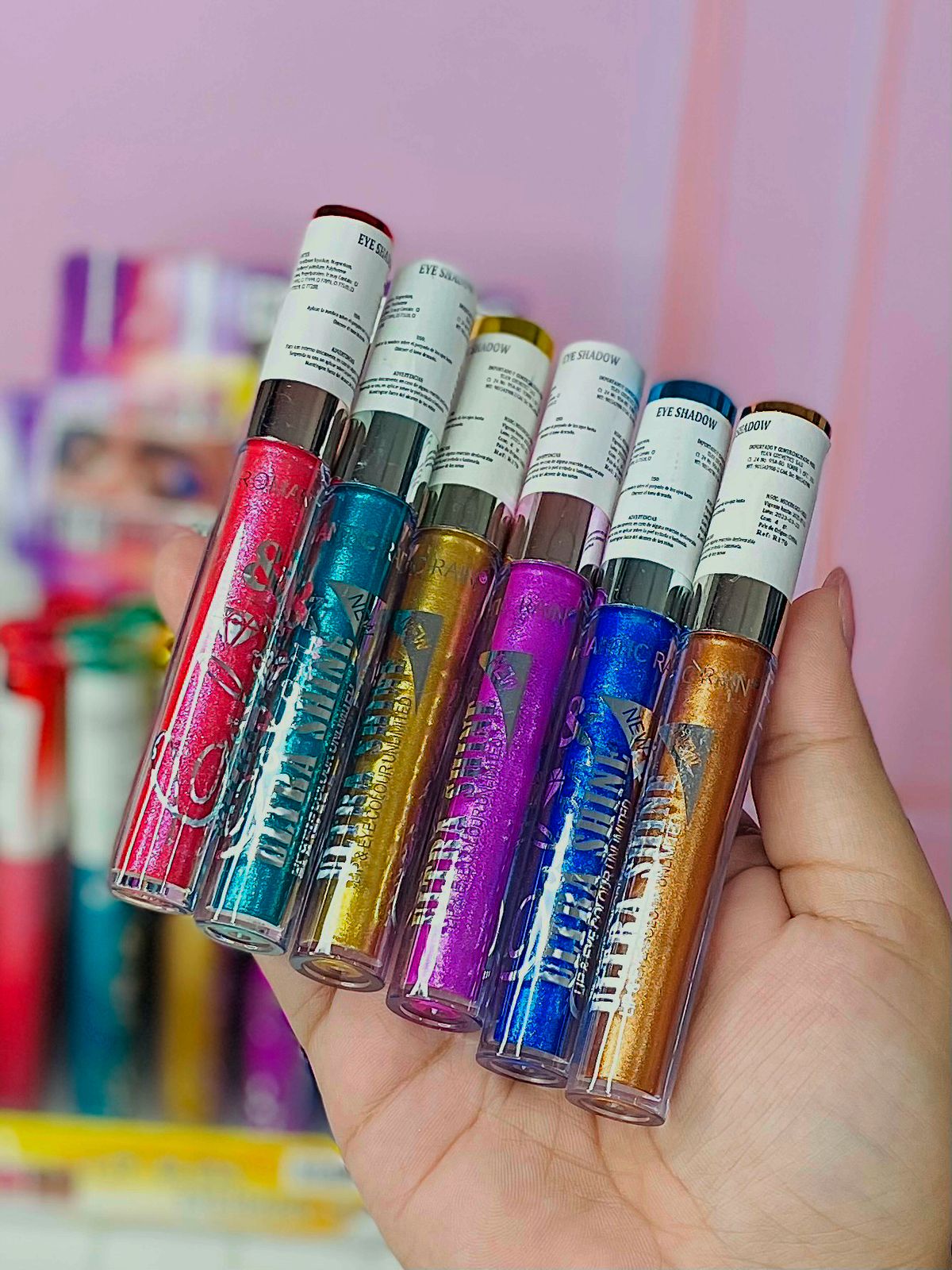SOMBRA LIQUIDA + GLOSS GLITTER ROMANTIC RAIN R170